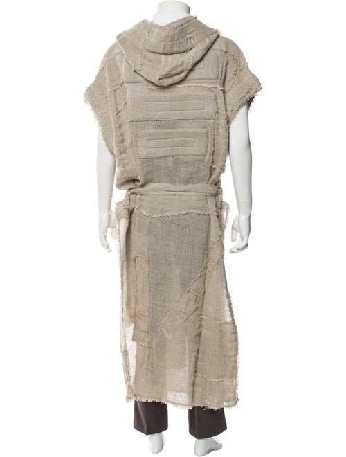 Demobaza Linen Open Front Cardigan