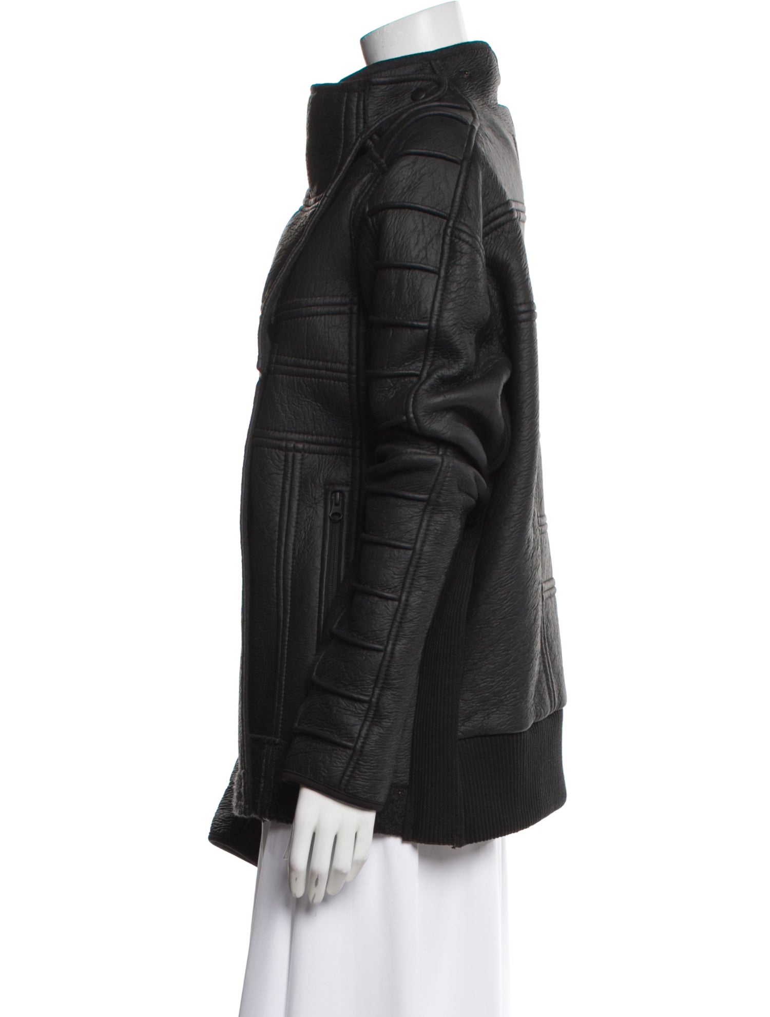 Demobaza Faux Leather Coat