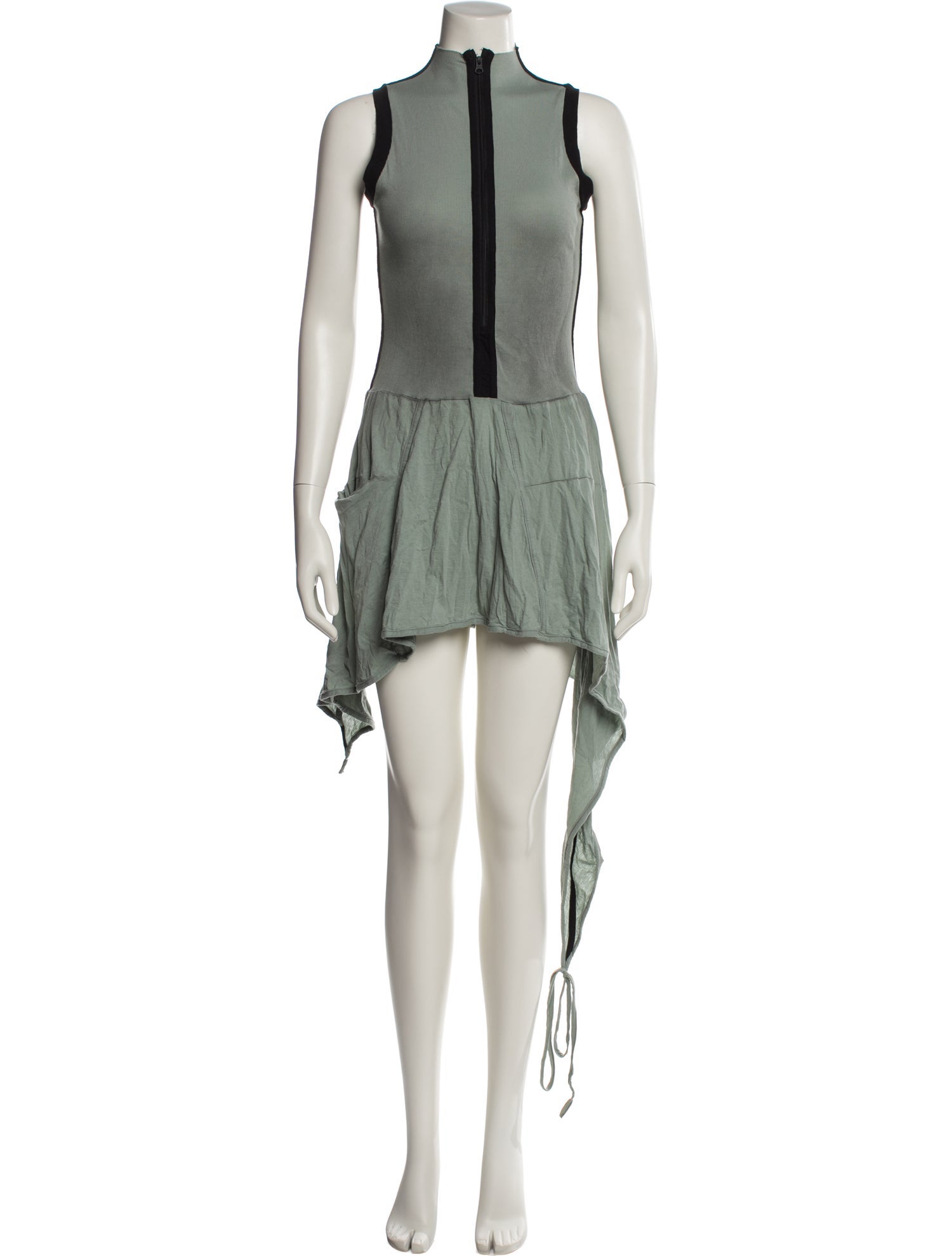 Demobaza Mock Neck Long Dress