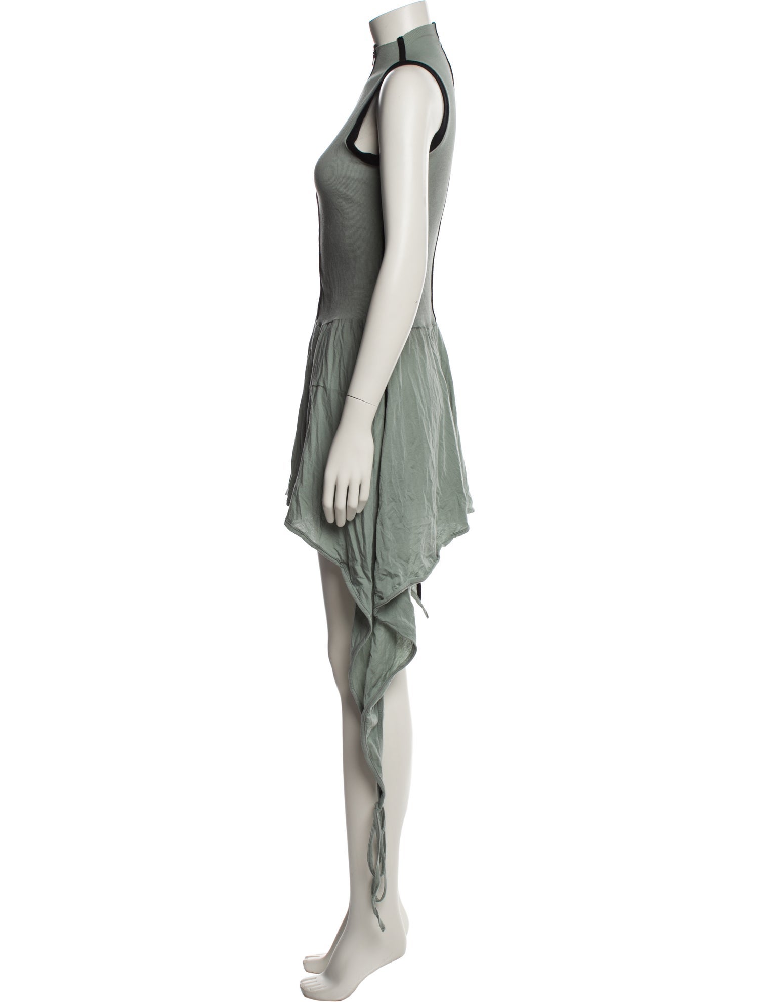 Demobaza Mock Neck Long Dress