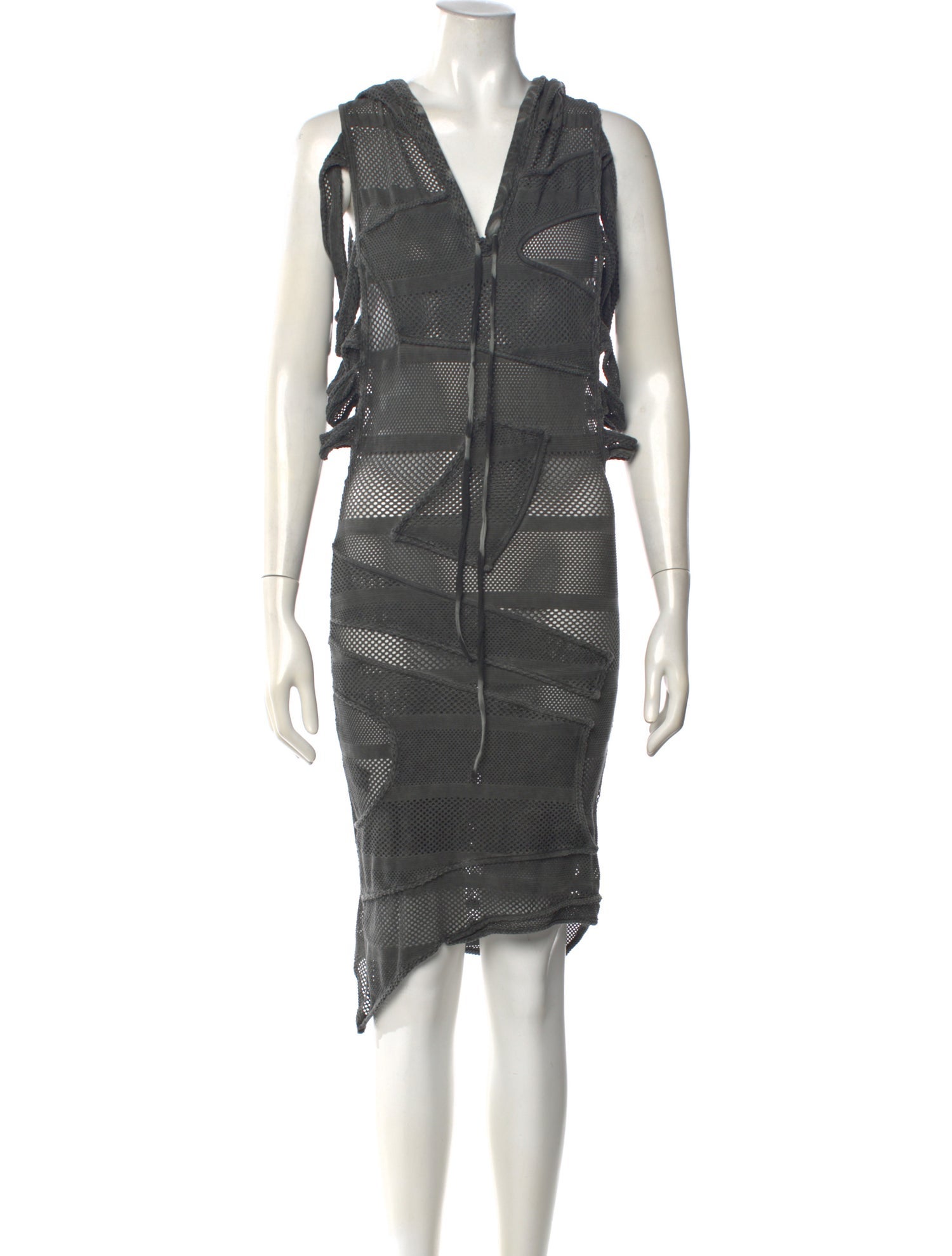 Demobaza V-Neck Knee-Length Dress