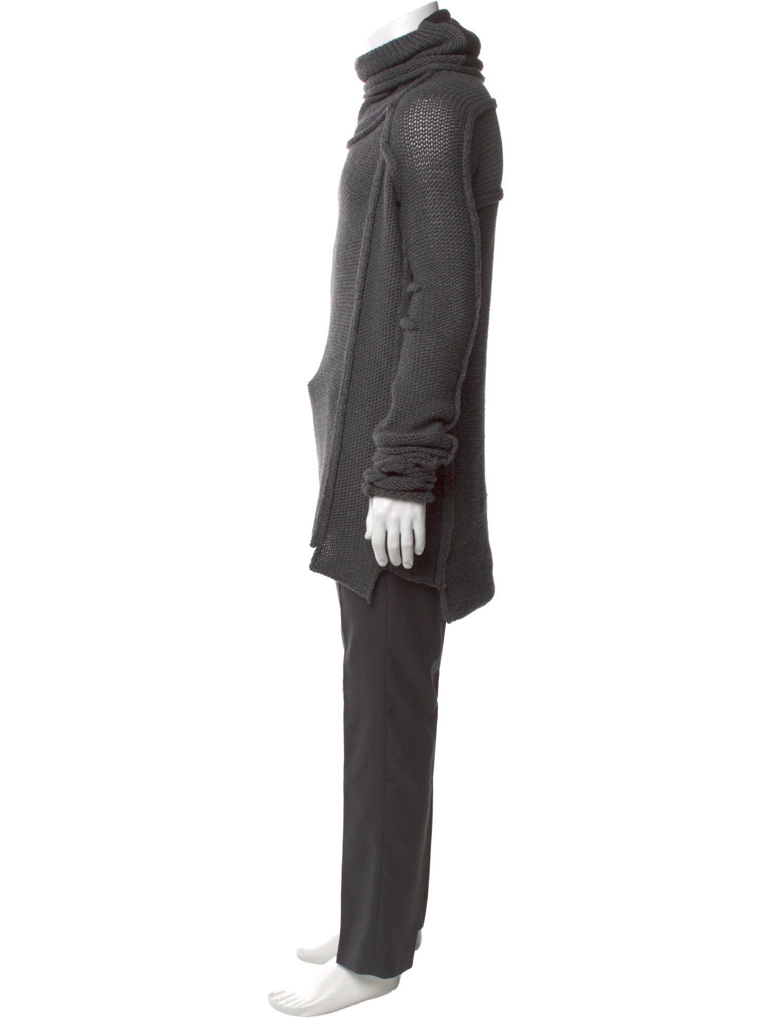 Demobaza Turtleneck Long Sleeve Cardigan