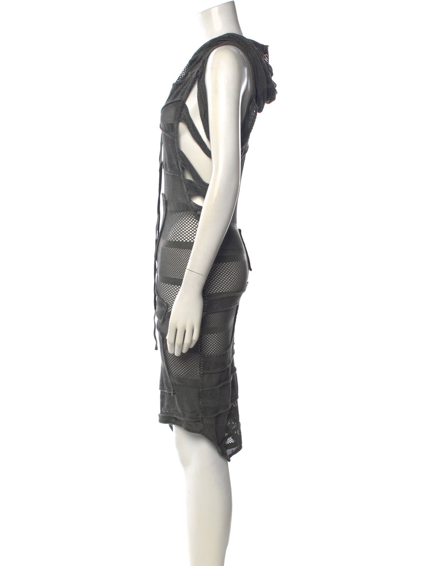 Demobaza V-Neck Knee-Length Dress