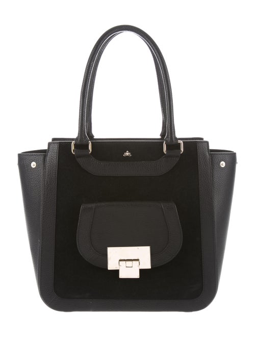 DeMellier Leather Tote Bag Black