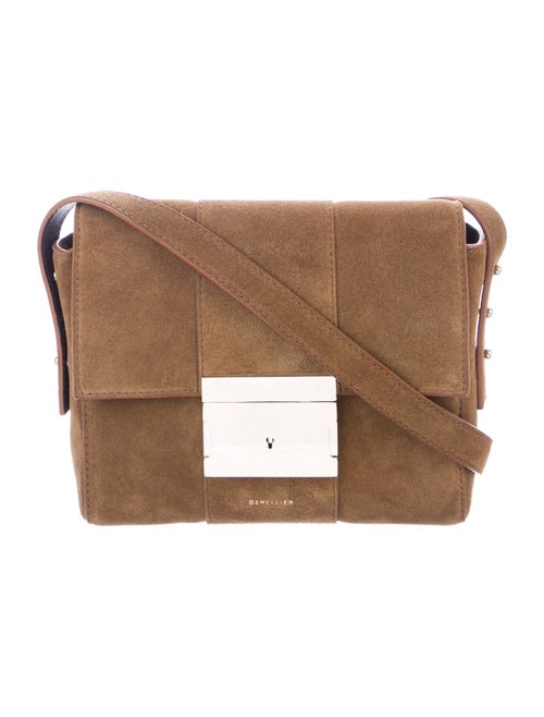 DeMellier Suede Crossbody Bag Brown