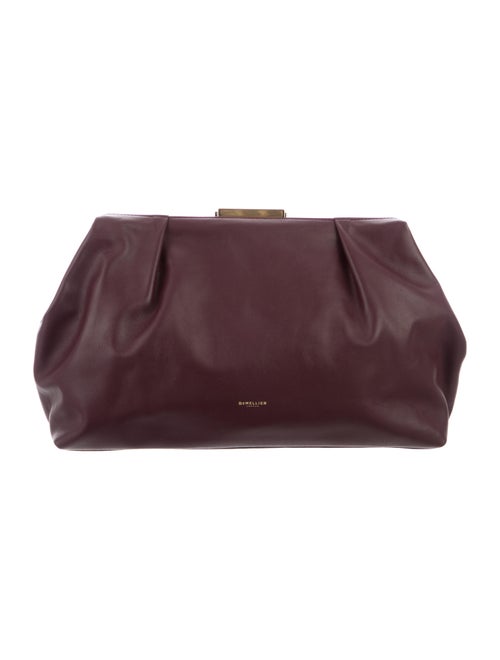 DeMellier Leather Convertible Clutch Gold