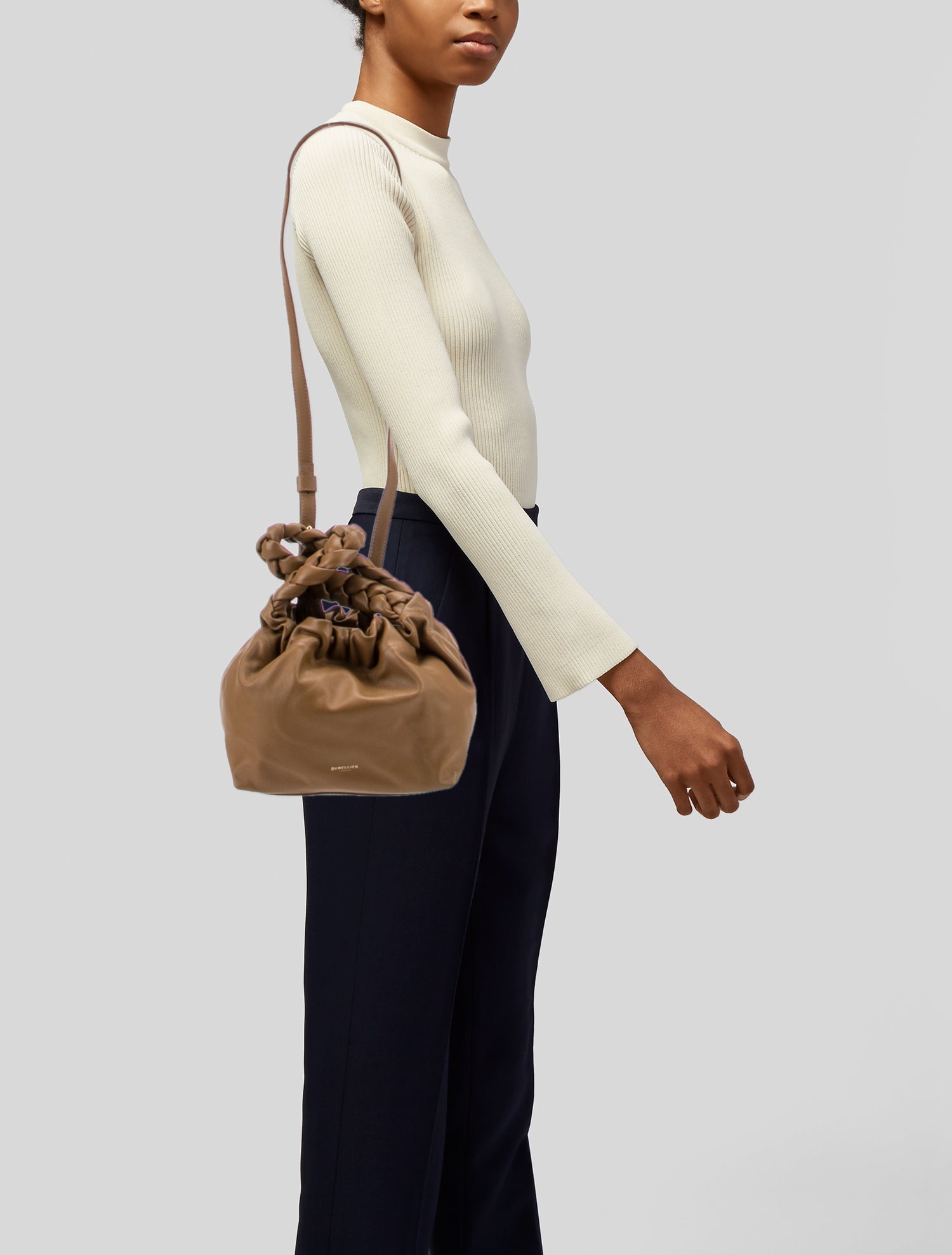 DeMellier Leather Bucket Bag