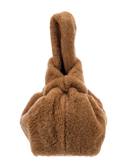 DeMellier Shearling Top Handle Bag