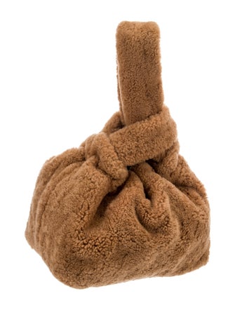 DeMellier Shearling Top Handle Bag