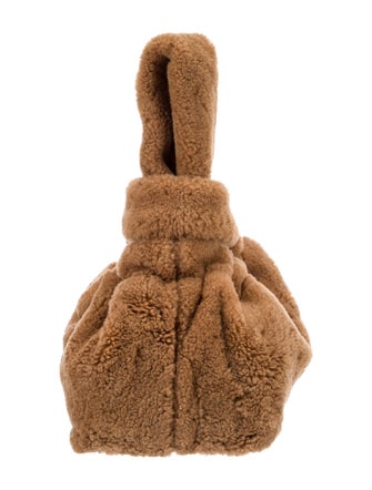 DeMellier Shearling Top Handle Bag