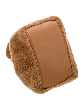 DeMellier Shearling Top Handle Bag