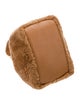 DeMellier Shearling Top Handle Bag