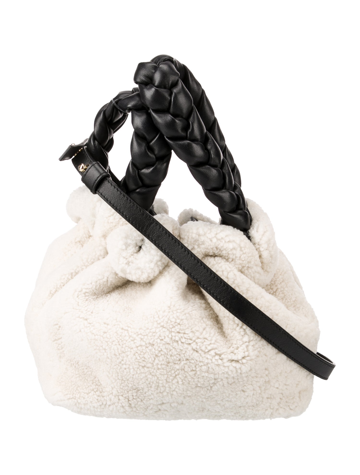 DeMellier Faux Fur Top Handle Bag