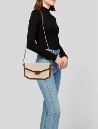 DeMellier Raffia Crossbody Bag