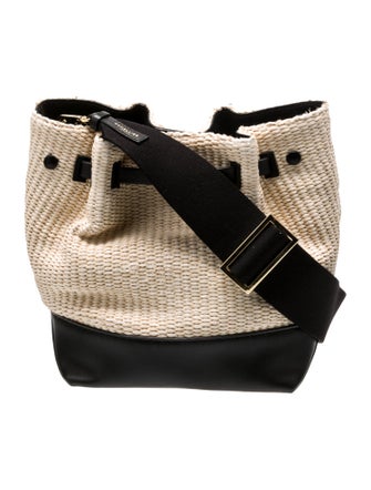 DeMellier Raffia Shoulder Bag
