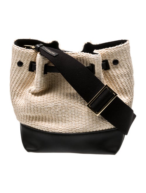 DeMellier Raffia Shoulder Bag