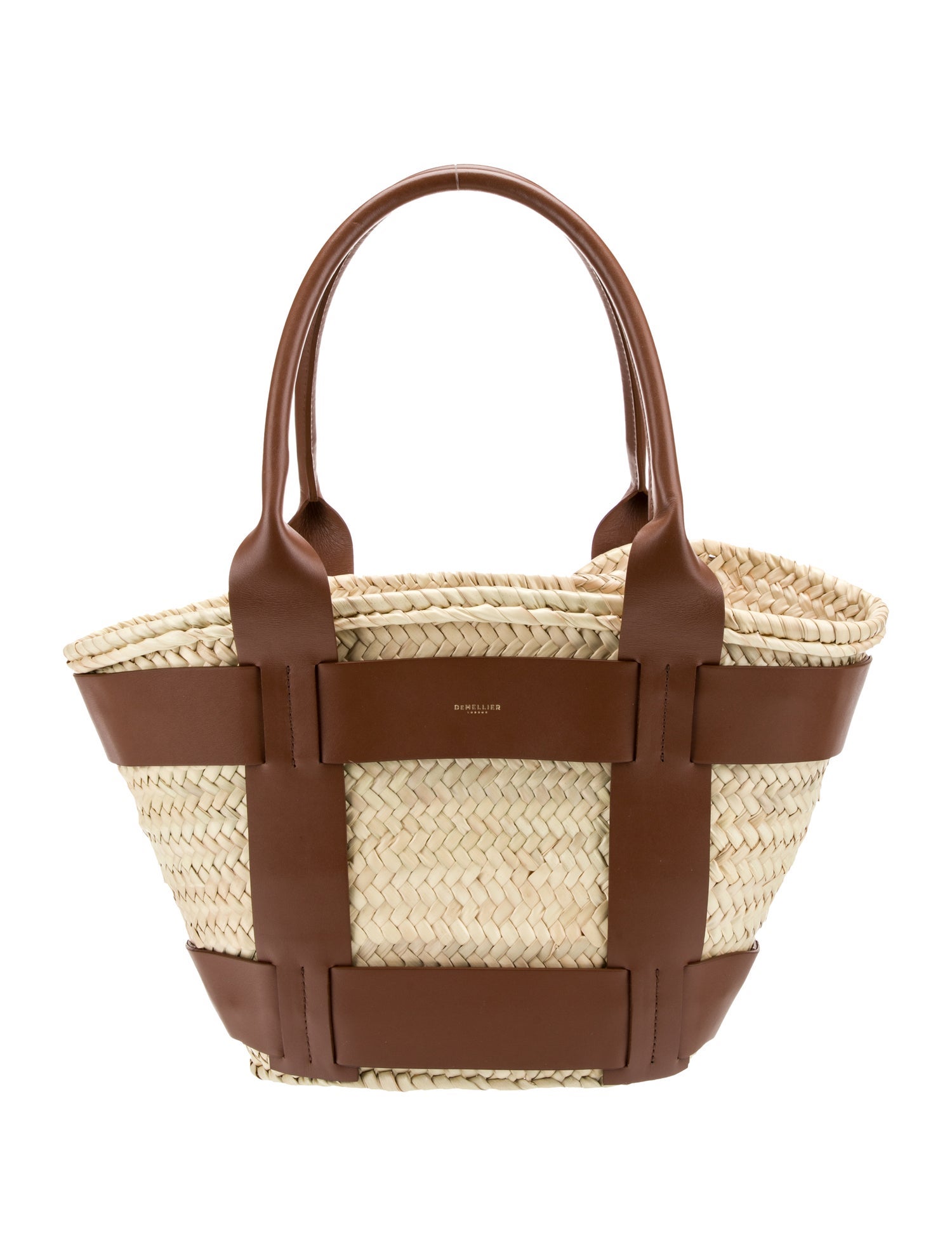 DeMellier Raffia Bucket Bag