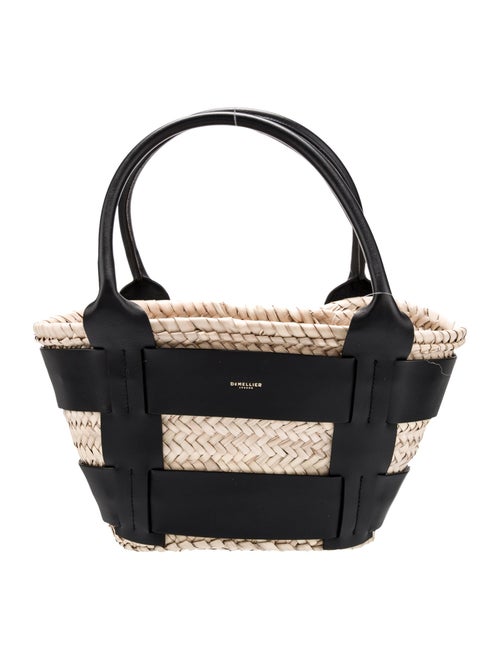 DeMellier Raffia Top Handle Bag