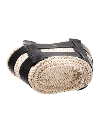 DeMellier Raffia Top Handle Bag
