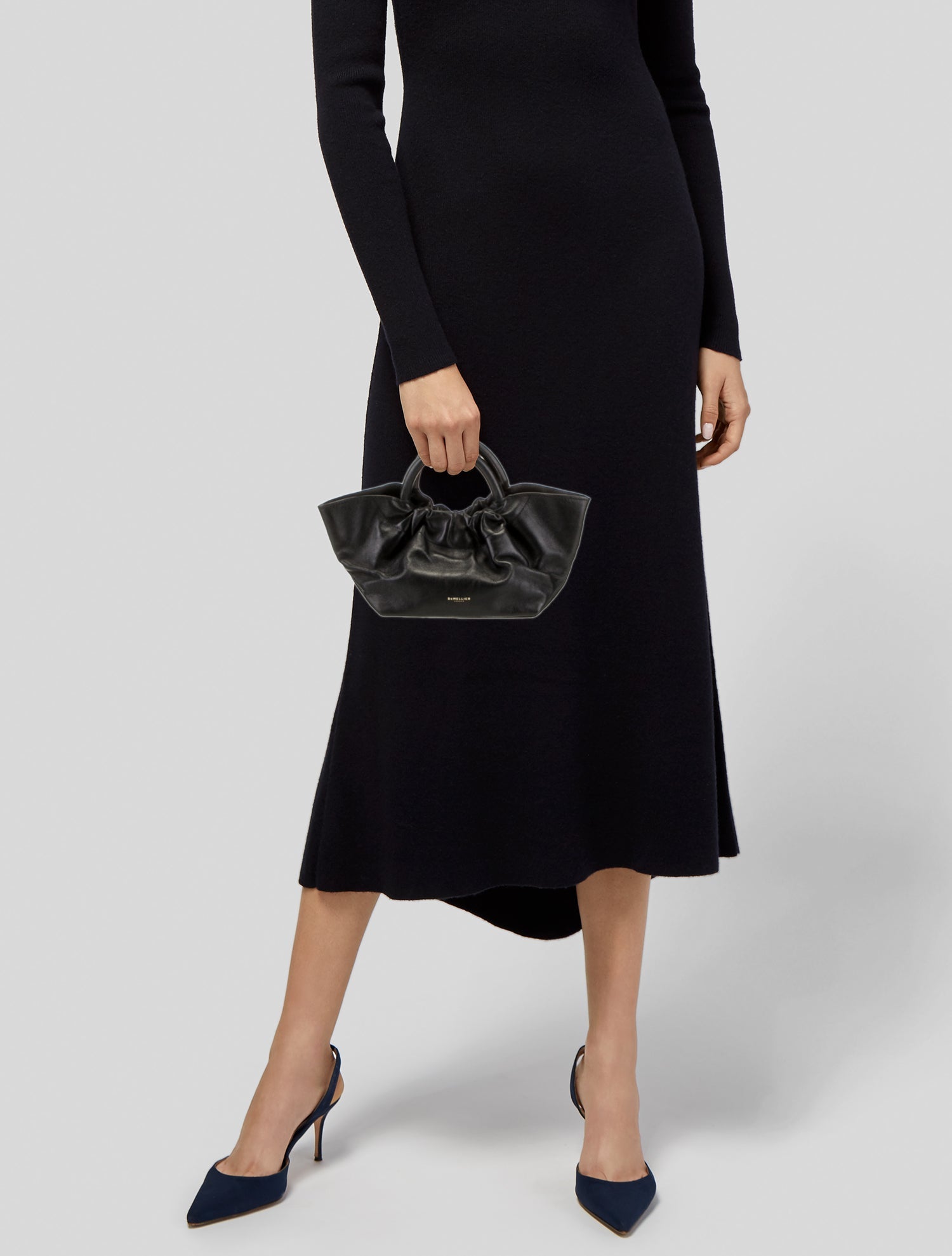 DeMellier Leather Top Handle Bag