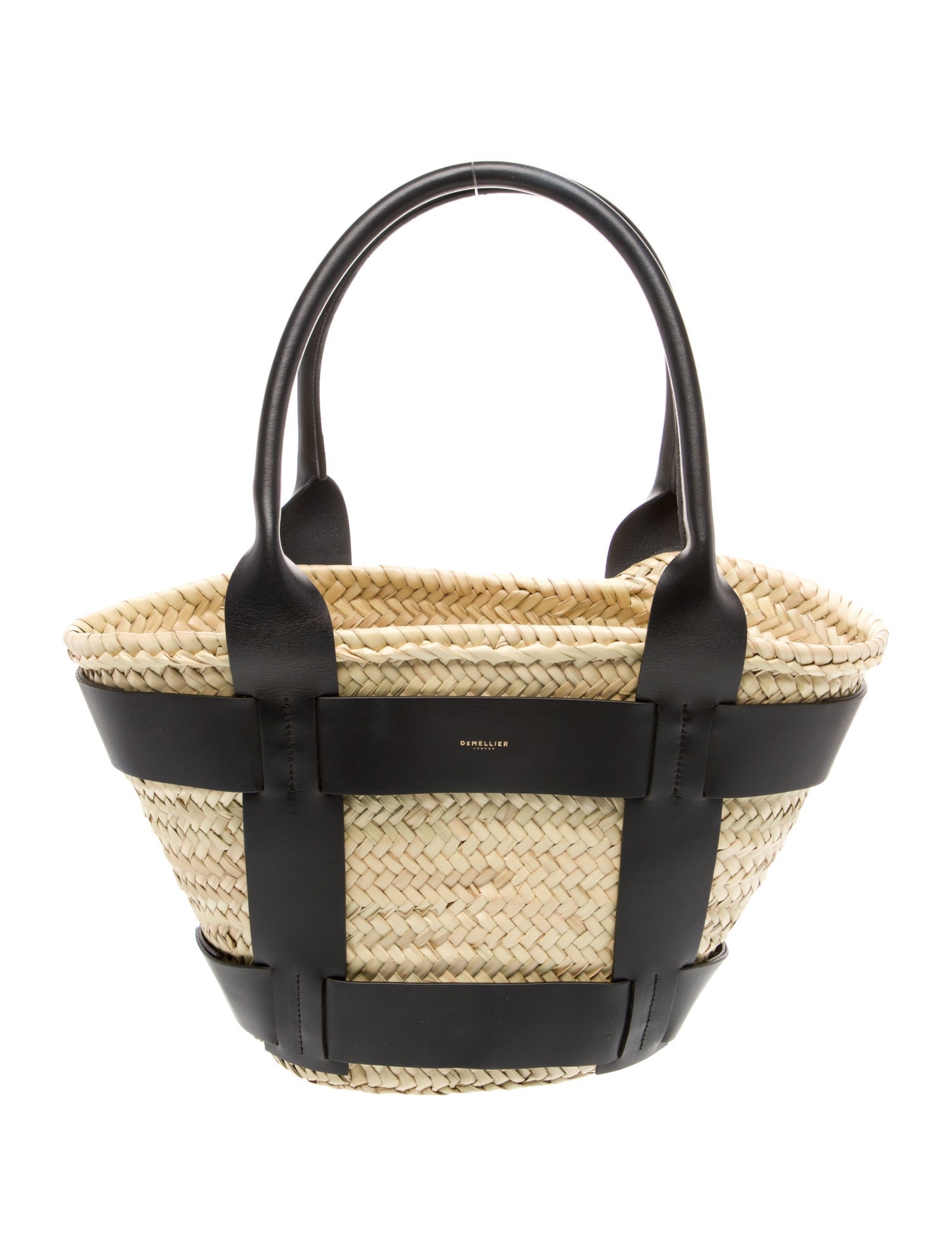 DeMellier Straw Bucket Bag