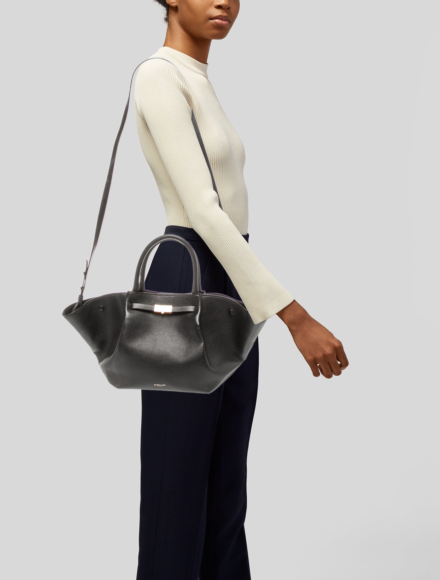 DeMellier Leather Top Handle Bag