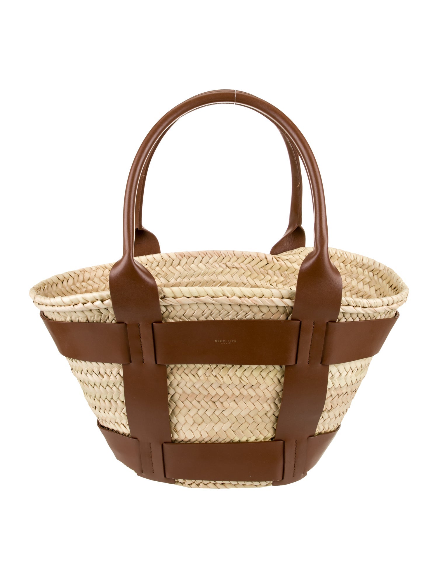 DeMellier Raffia Bucket Bag