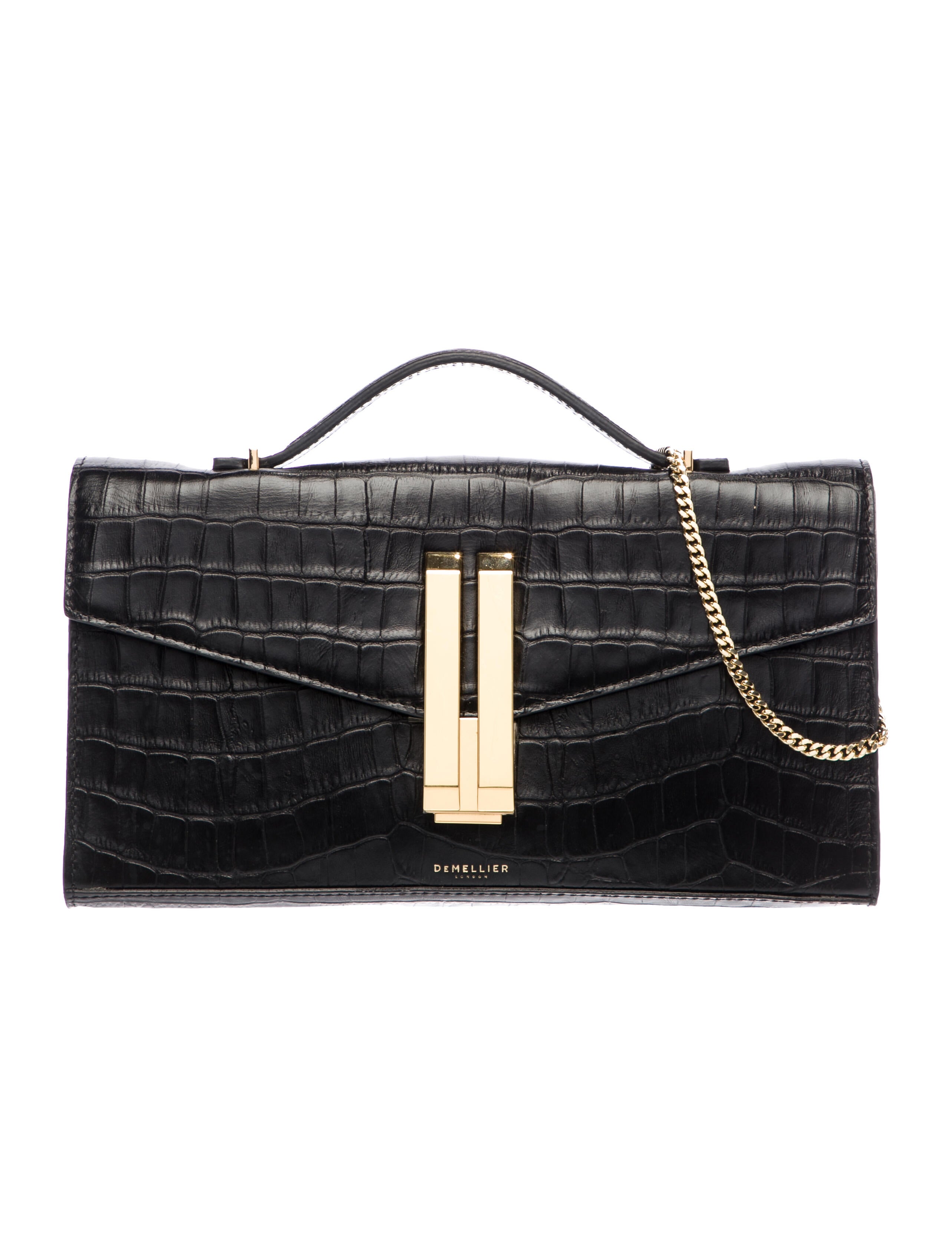 DeMellier Embossed Leather Top Handle Bag