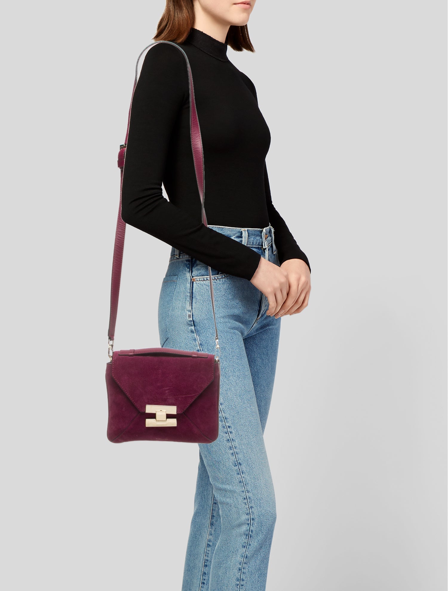 DeMellier Suede Messenger Bag
