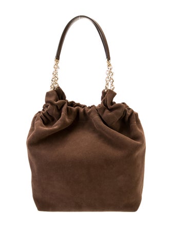 DeMellier Suede Top Handle Bag