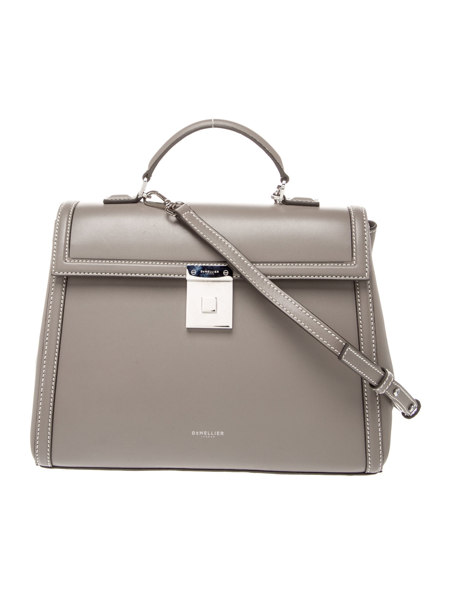 DeMellier Leather Top Handle Bag
