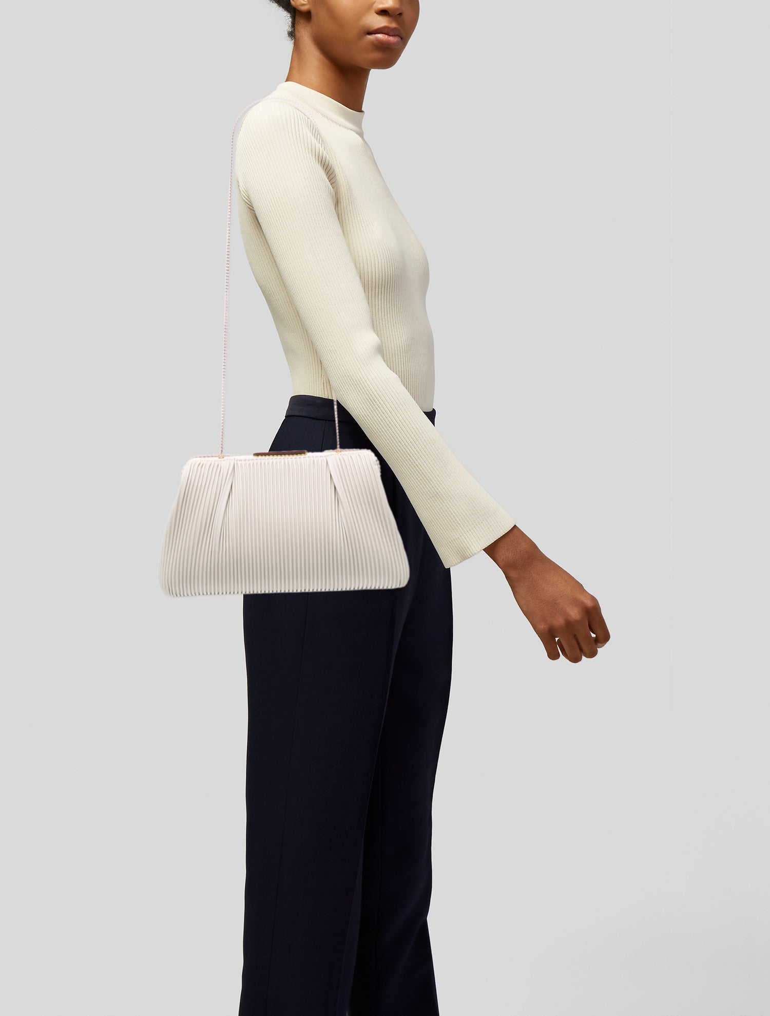 DeMellier Leather Evening Bag