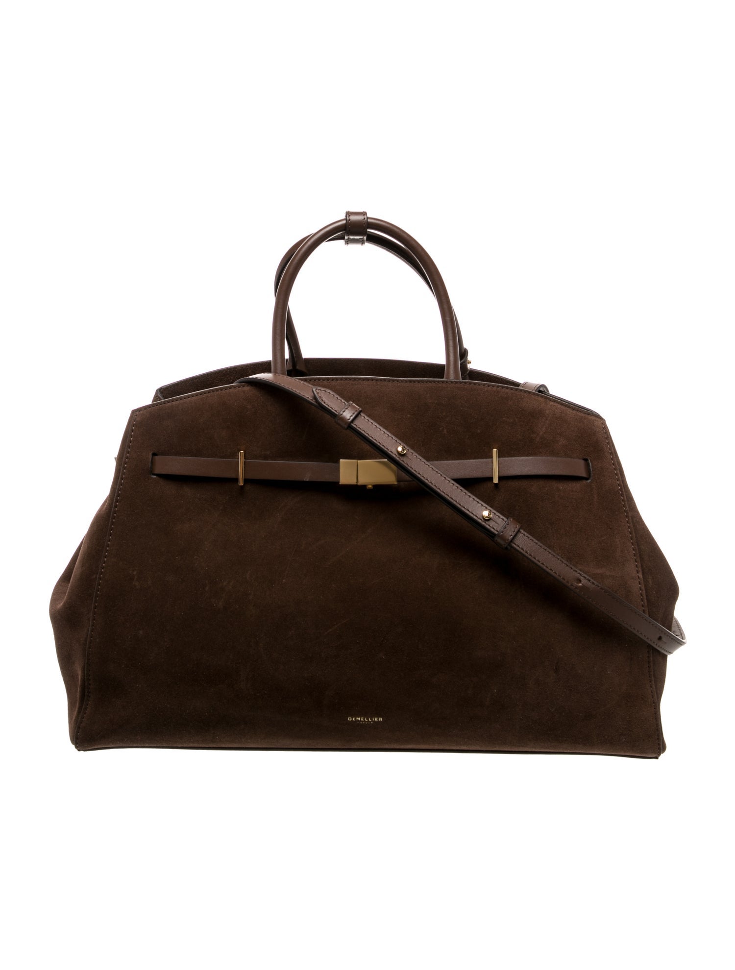 DeMellier Suede Top Handle Bag