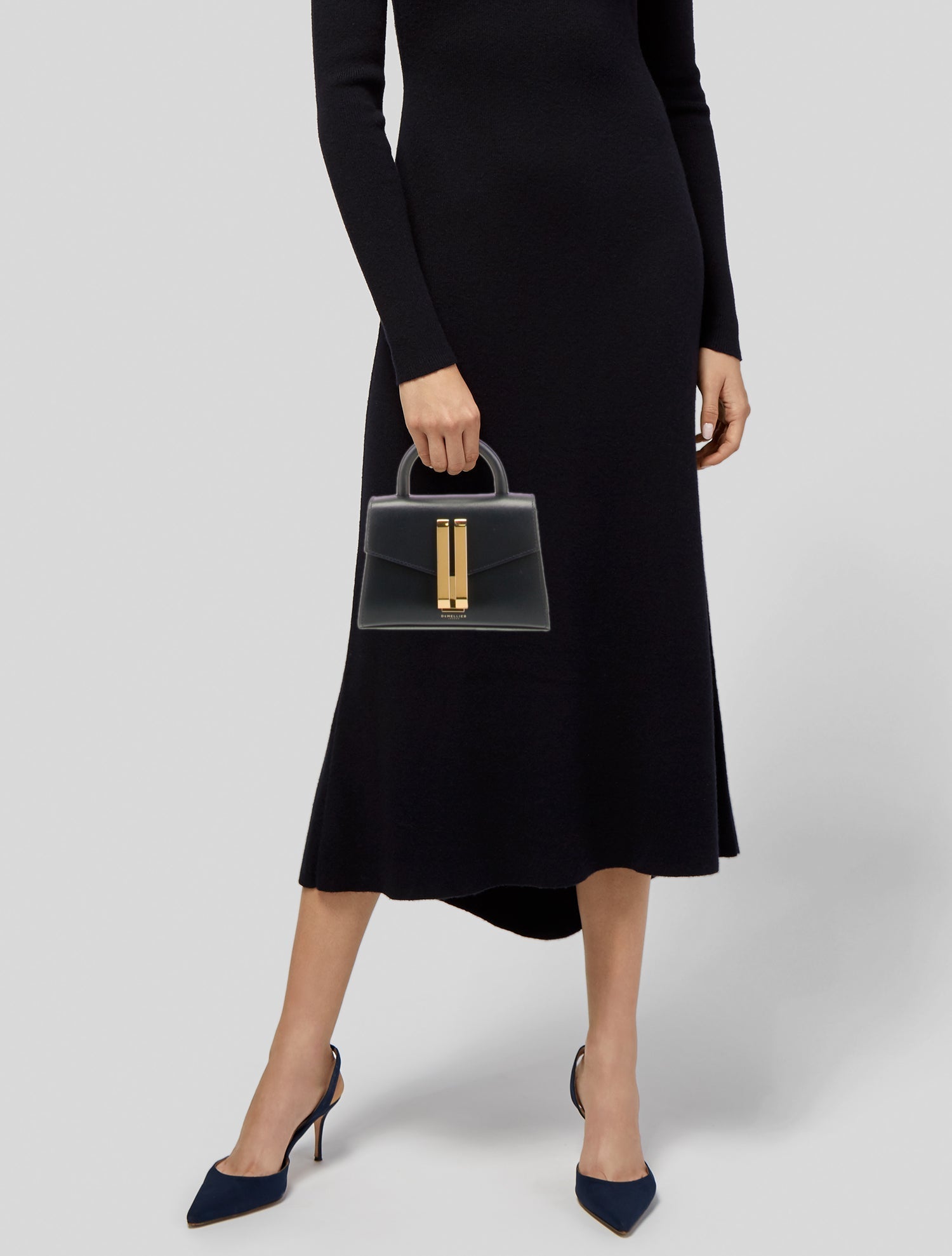 DeMellier Leather Top Handle Bag