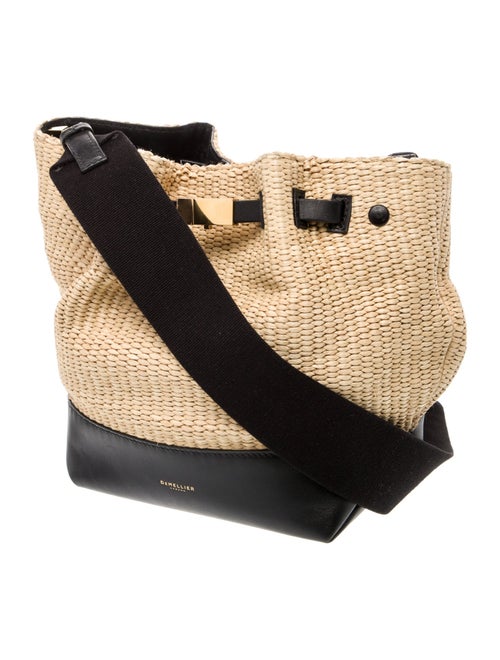 DeMellier Straw Shoulder Bag