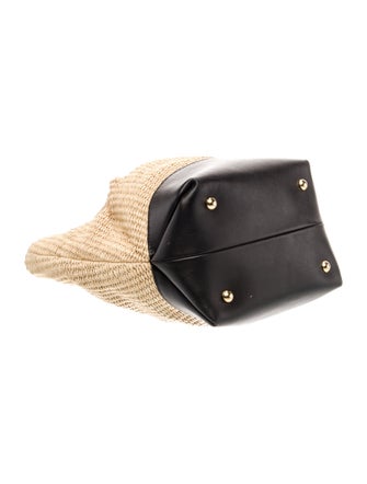 DeMellier Straw Shoulder Bag