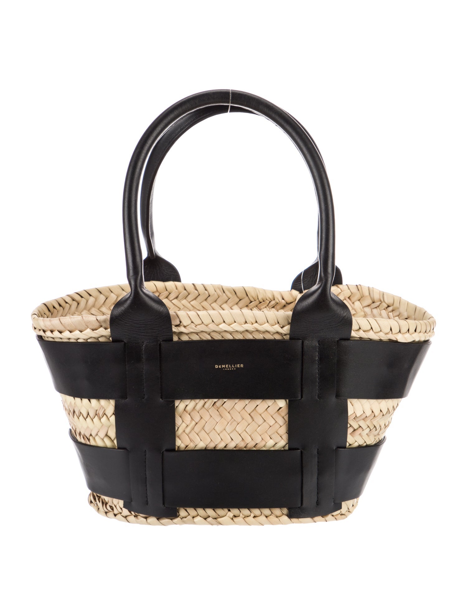 DeMellier Straw Bucket Bag