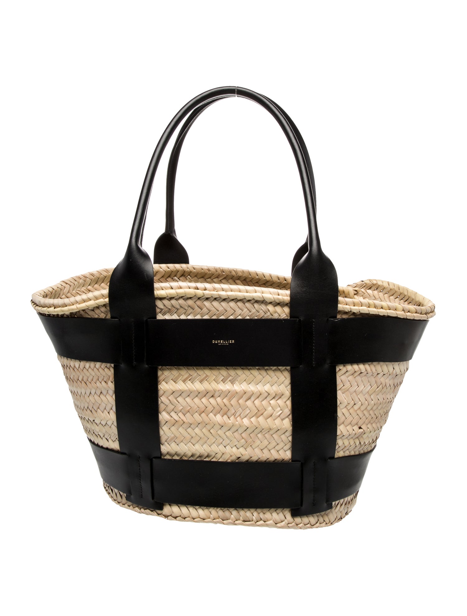 DeMellier Straw Bucket Bag