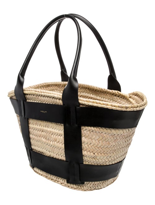 DeMellier Straw Bucket Bag