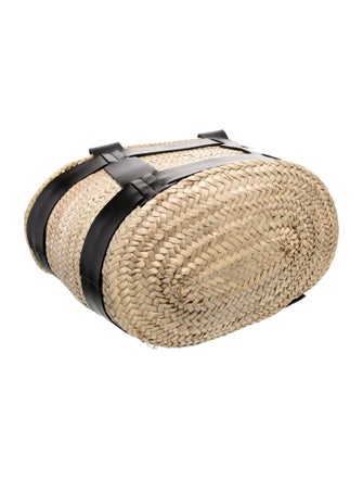 DeMellier Straw Bucket Bag