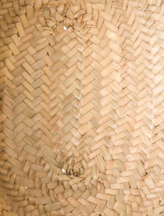 DeMellier Straw Bucket Bag