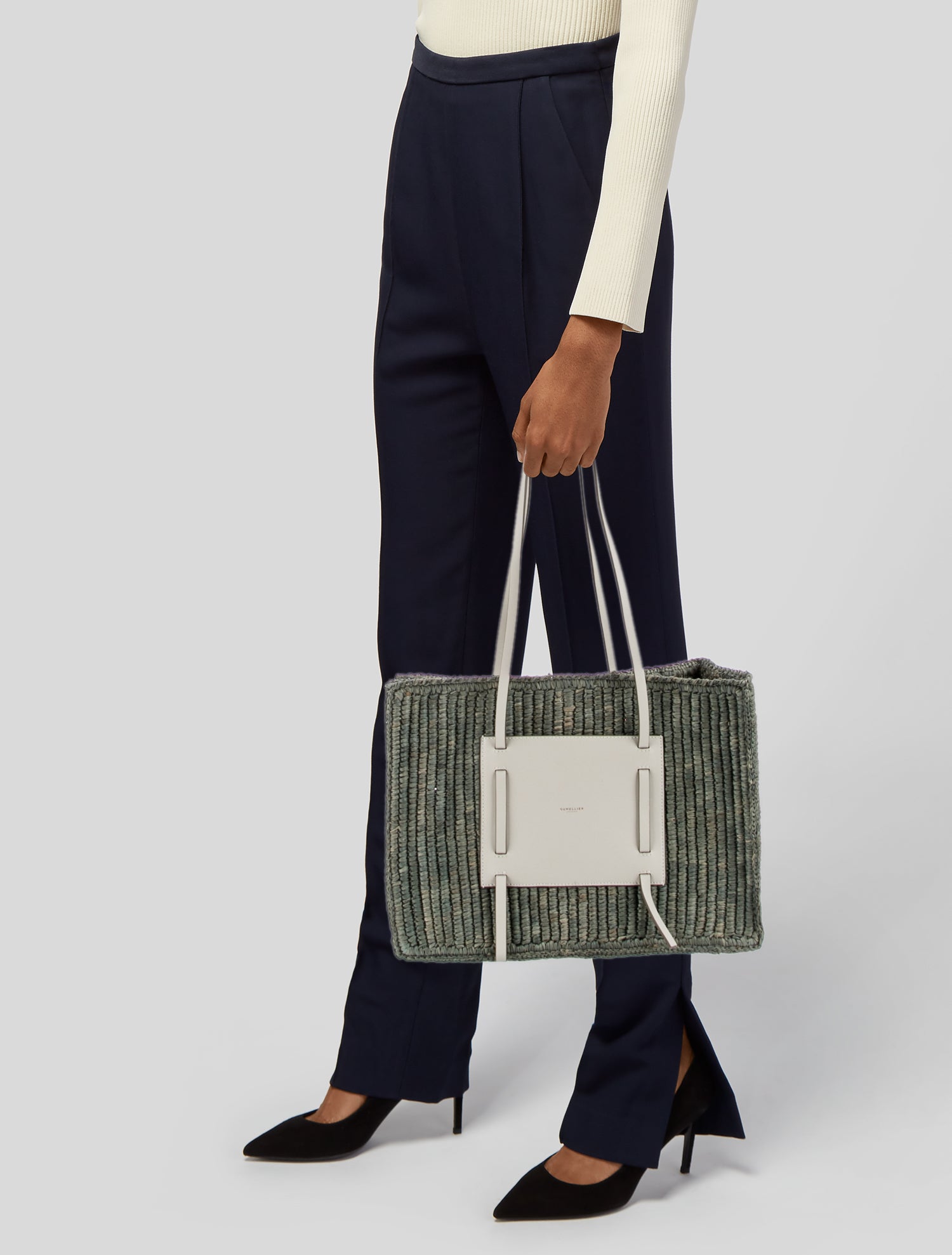 DeMellier Raffia Tote