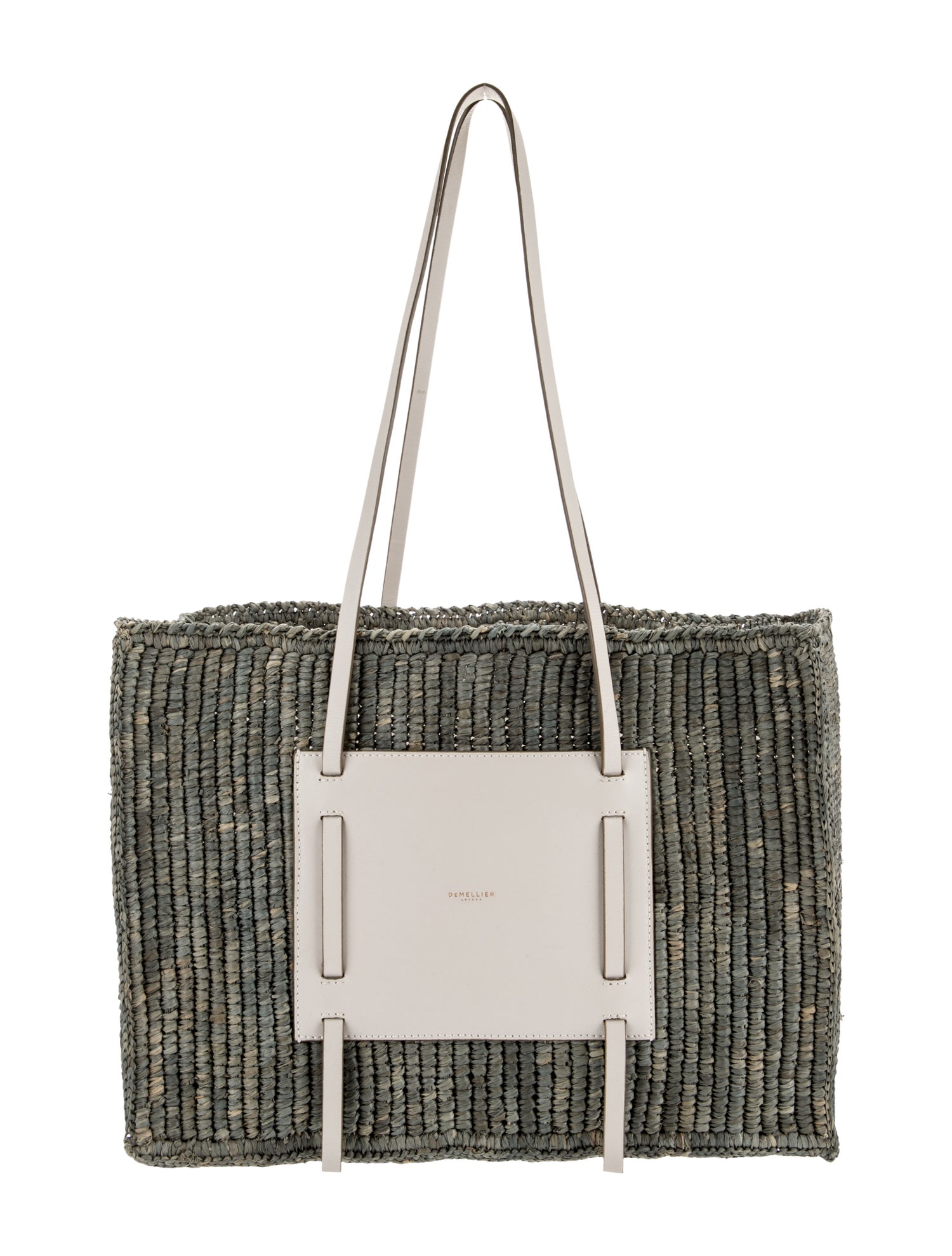 DeMellier Raffia Shoulder Bag