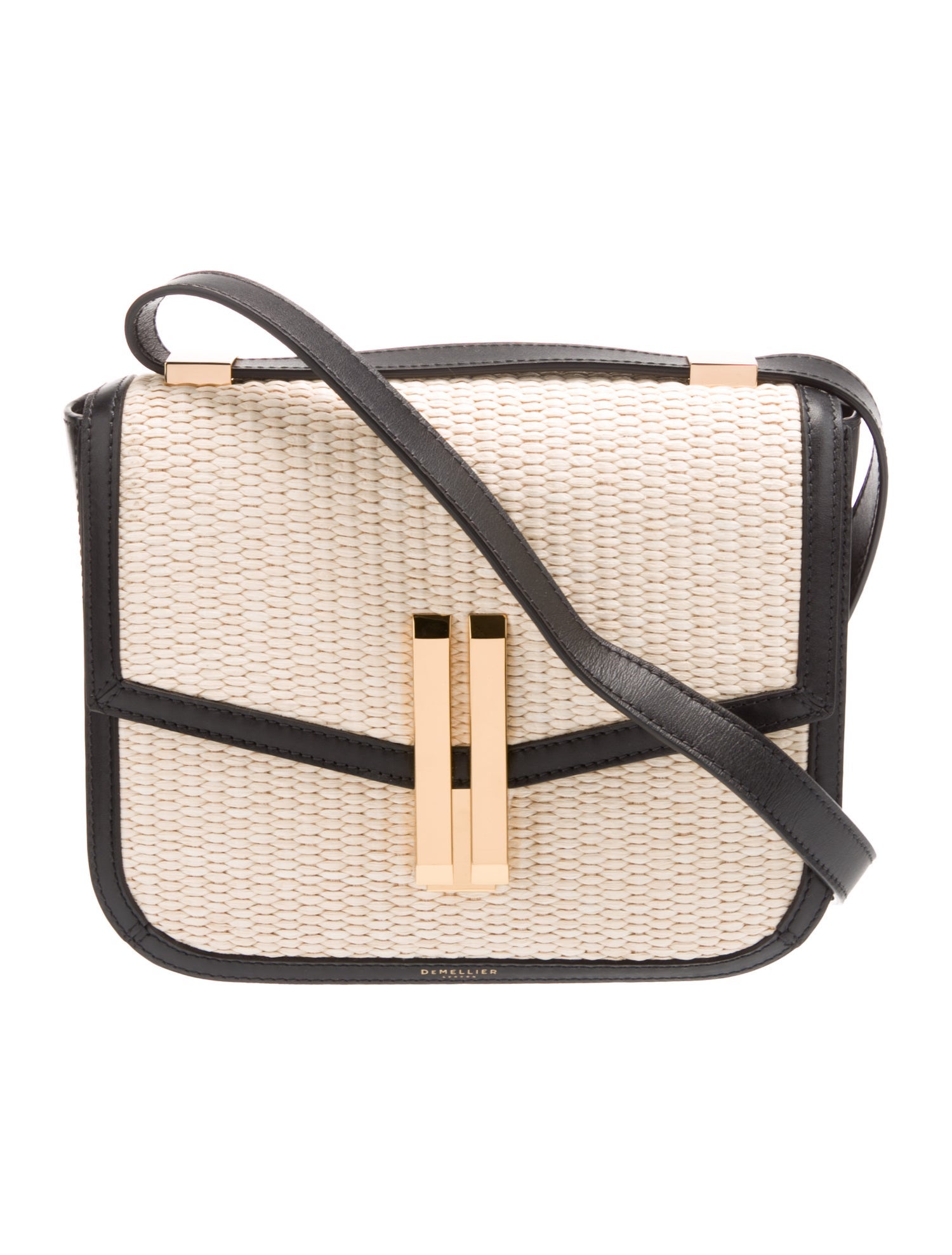 DeMellier Raffia Shoulder Bag