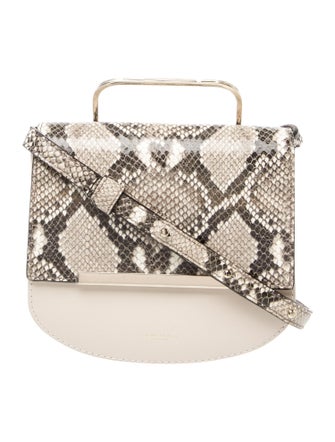 DeMellier Embossed Leather Rome Mini