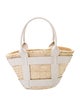 DeMellier Straw Bucket Bag