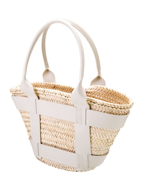 DeMellier Straw Bucket Bag