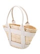 DeMellier Straw Bucket Bag