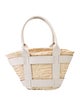 DeMellier Straw Bucket Bag
