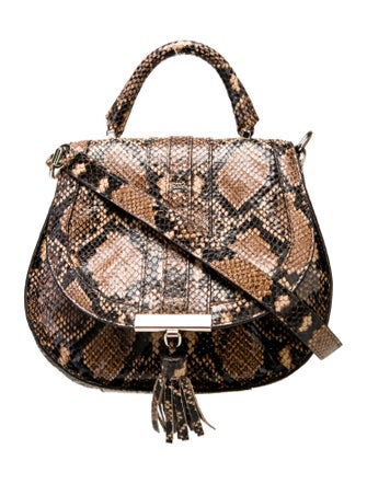 DeMellier Embossed Leather Top Handle Bag